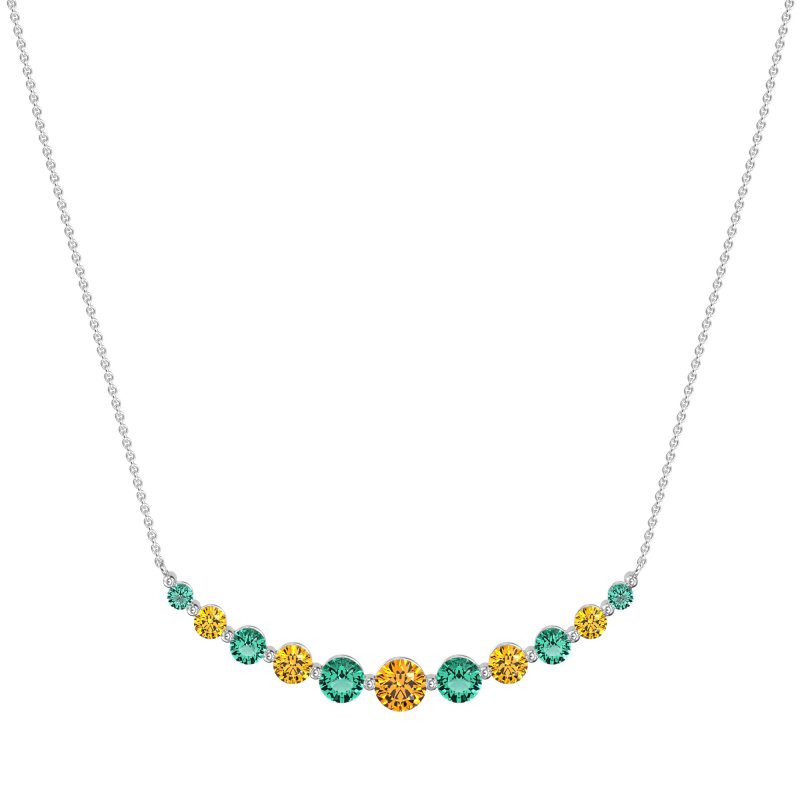 Graduated U-Shape Necklace