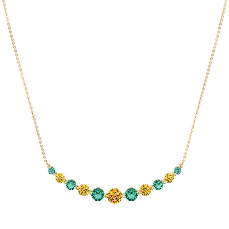 Graduated U-Shape Necklace