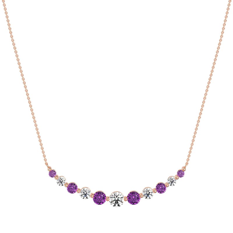 Graduated U-Shape Necklace
