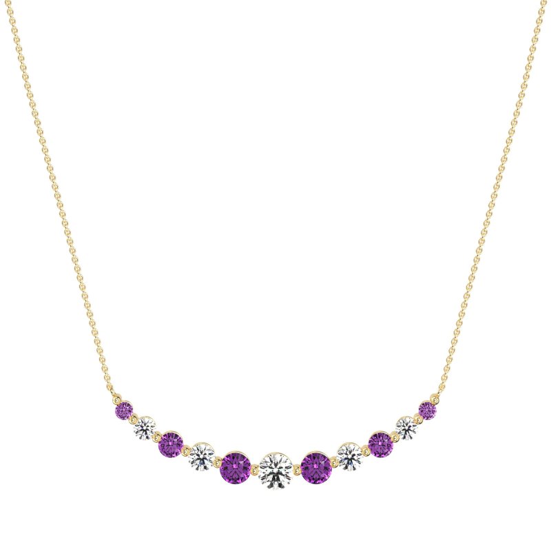 Graduated U-Shape Necklace