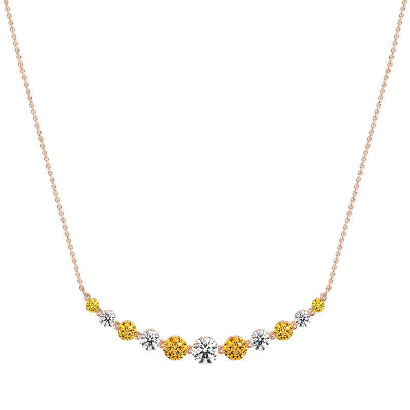 Graduated U-Shape Necklace