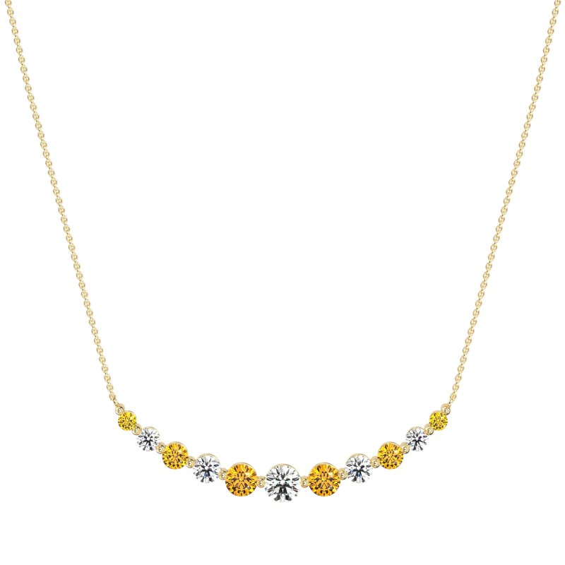 Graduated U-Shape Necklace