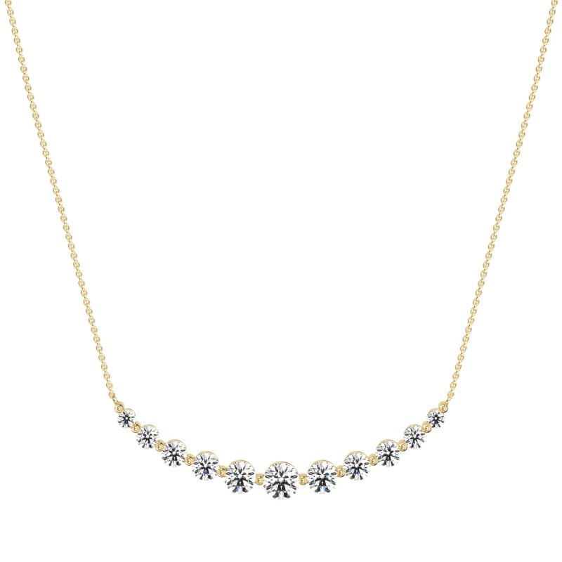 Graduated U-Shape Necklace