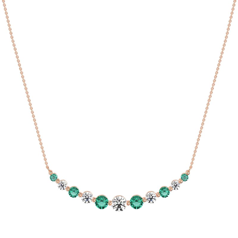 Graduated U-Shape Necklace