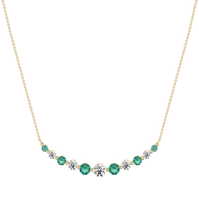 Graduated U-Shape Necklace