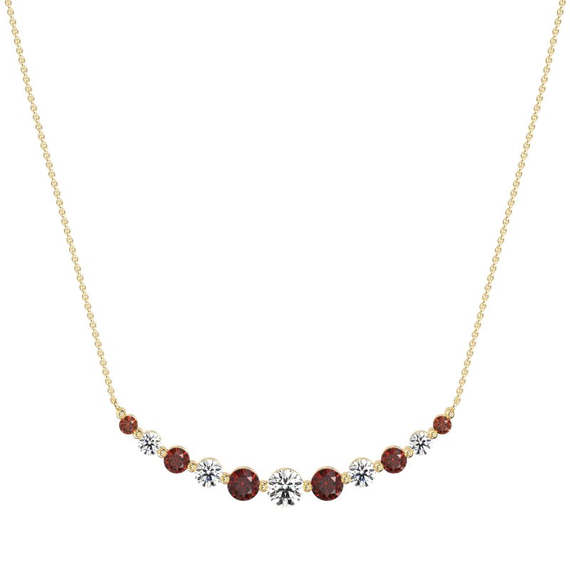 Graduated U-Shape Necklace