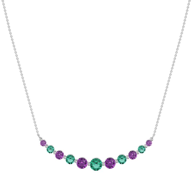 Graduated U-Shape Necklace