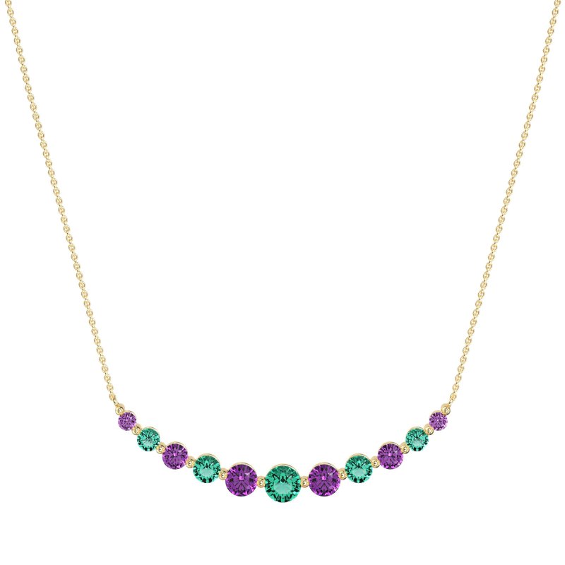 Graduated U-Shape Necklace