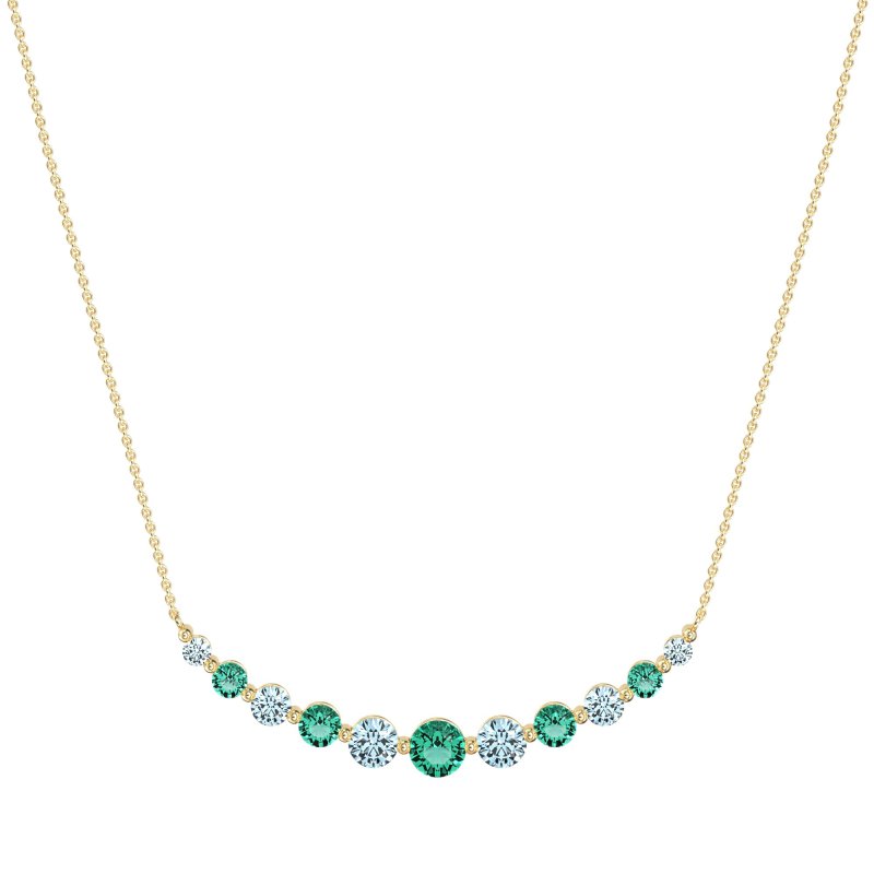 Graduated U-Shape Necklace