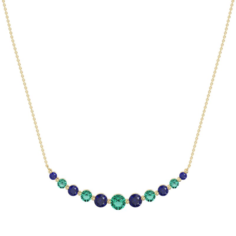 Graduated U-Shape Necklace
