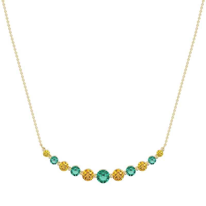 Graduated U-Shape Necklace