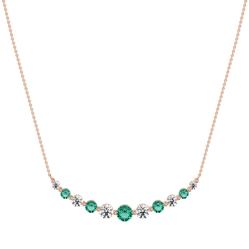 Graduated U-Shape Necklace