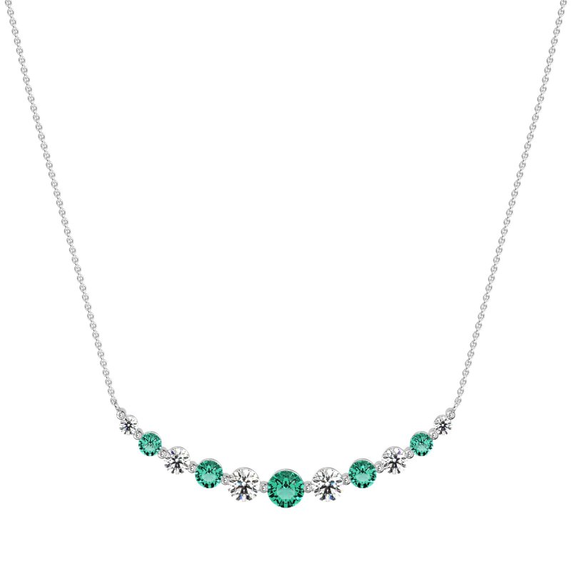 Graduated U-Shape Necklace