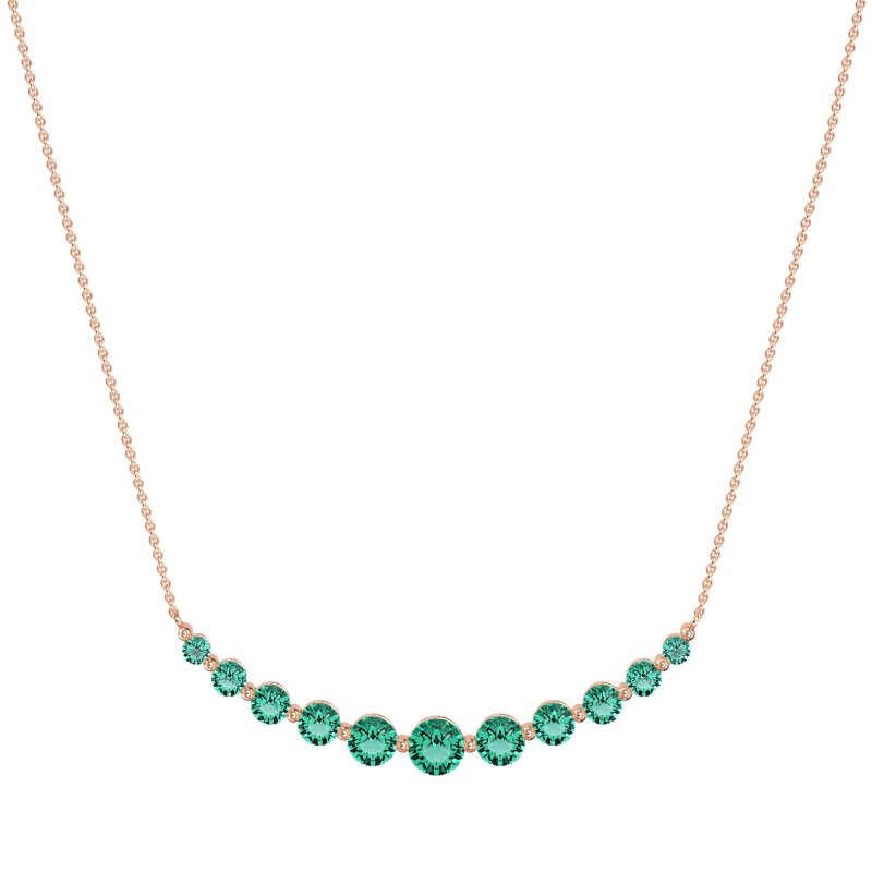 Graduated U-Shape Necklace