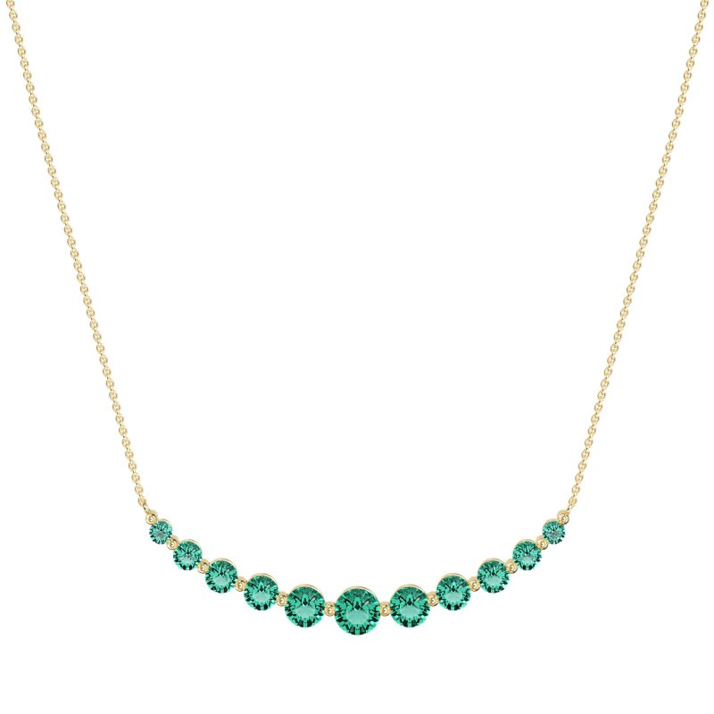 Graduated U-Shape Necklace