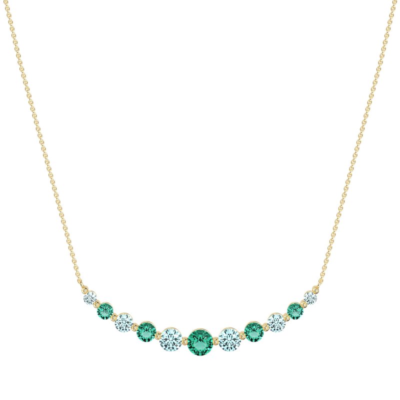 Graduated U-Shape Necklace