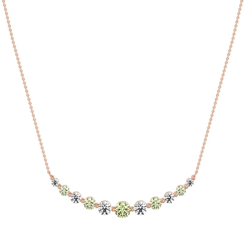 Graduated U-Shape Necklace