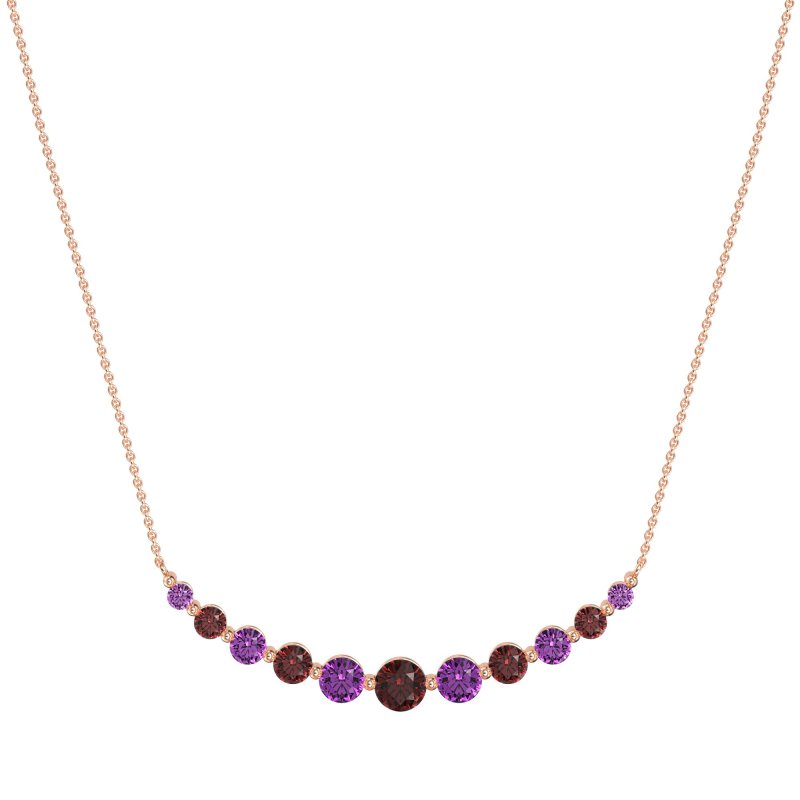 Graduated U-Shape Necklace
