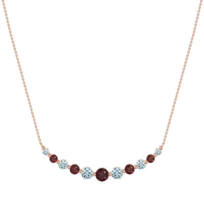 Graduated U-Shape Necklace