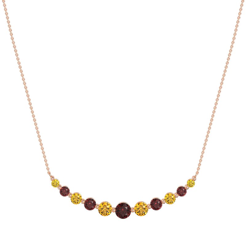 Graduated U-Shape Necklace