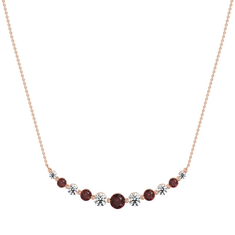 Graduated U-Shape Necklace