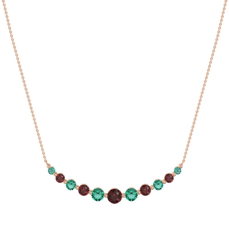 Graduated U-Shape Necklace