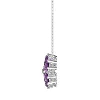 Pear Shapes Flower Necklace