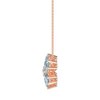 Pear Shapes Flower Necklace