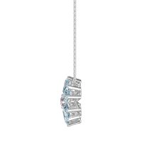 Pear Shapes Flower Necklace