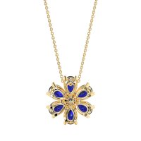 Pear Shapes Flower Necklace