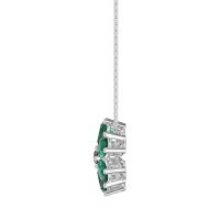 Pear Shapes Flower Necklace