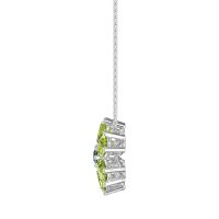 Pear Shapes Flower Necklace