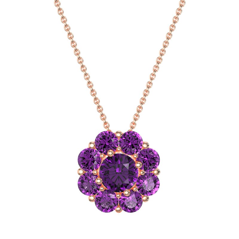 Halo Flower Necklace