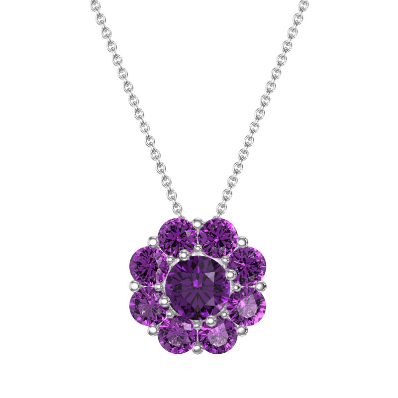 Halo Flower Necklace