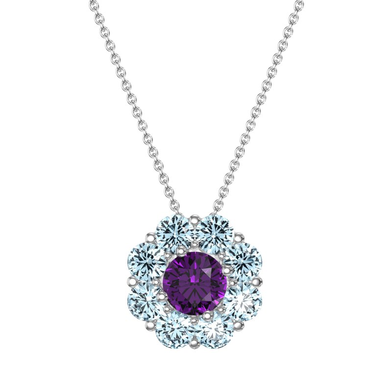 Halo Flower Necklace