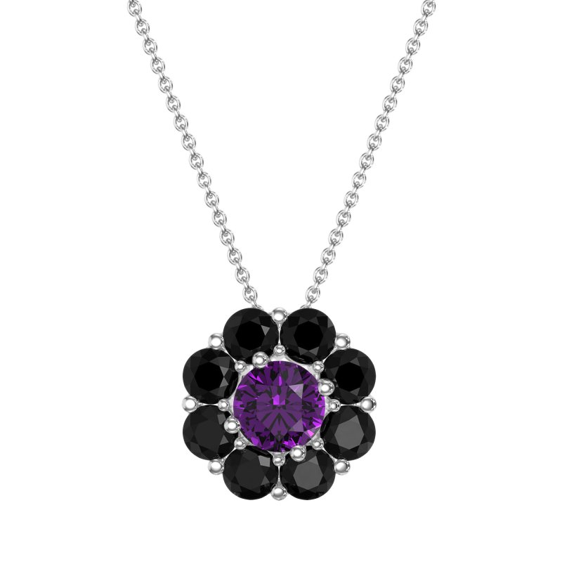 Halo Flower Necklace