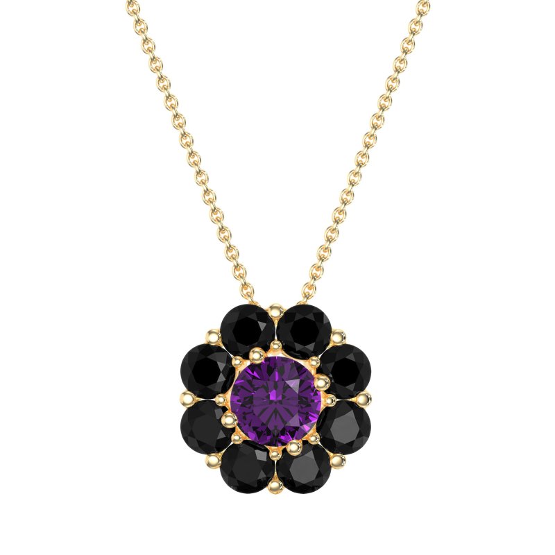 Halo Flower Necklace