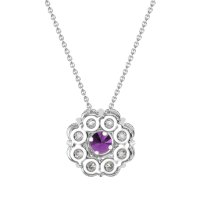 Halo Flower Necklace