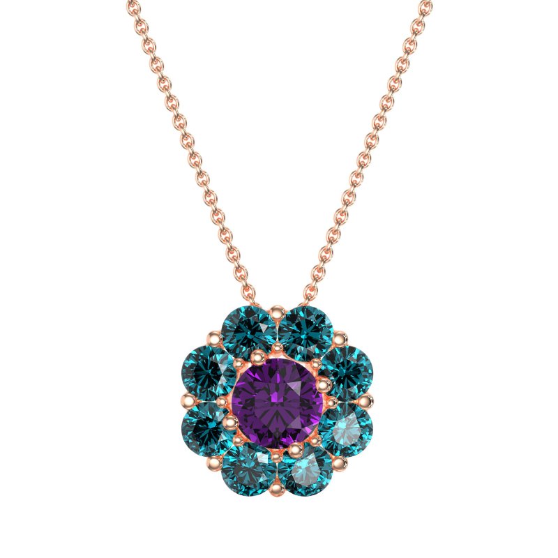 Halo Flower Necklace