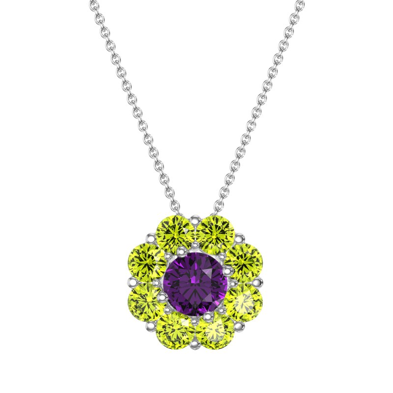 Halo Flower Necklace
