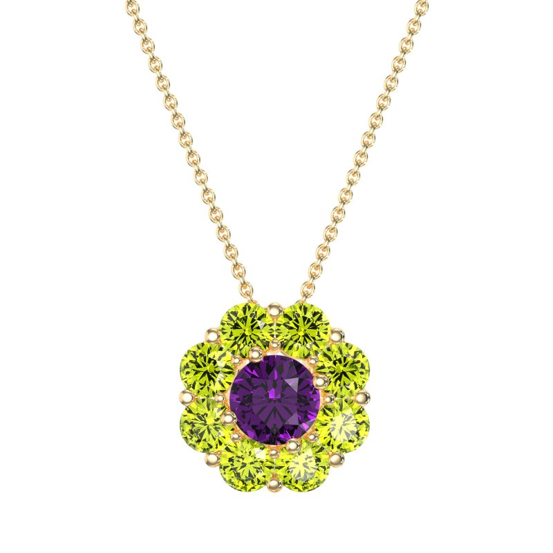 Halo Flower Necklace
