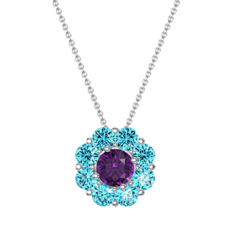 Halo Flower Necklace