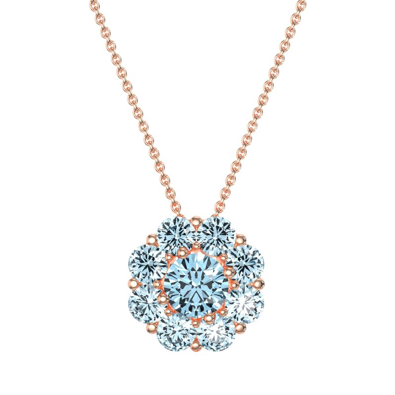 Halo Flower Necklace