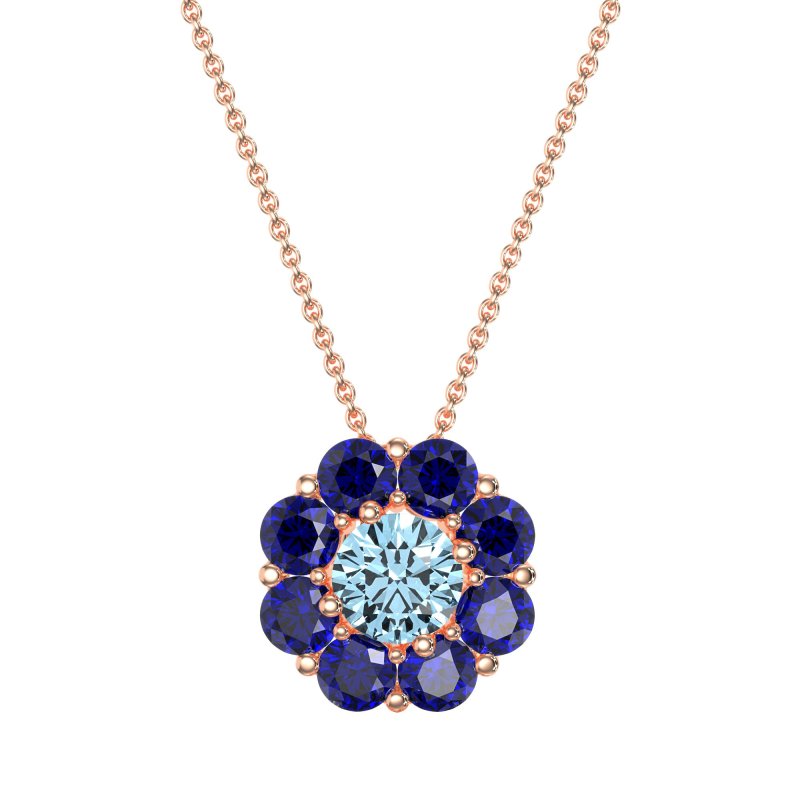 Halo Flower Necklace