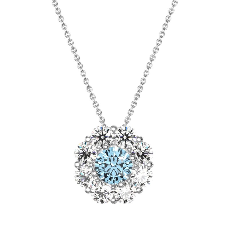 Halo Flower Necklace