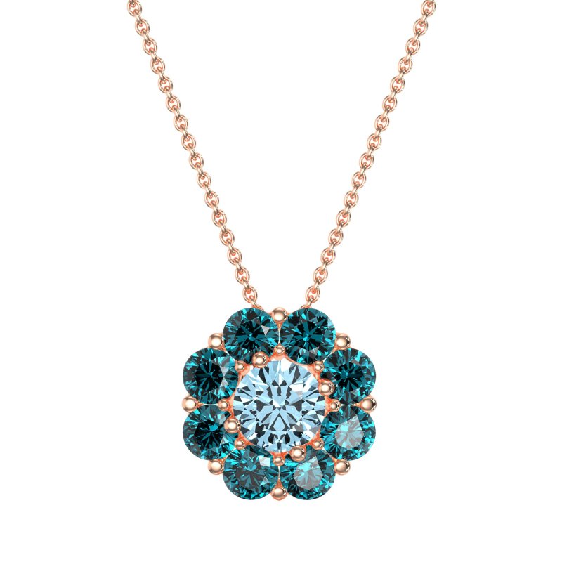 Halo Flower Necklace