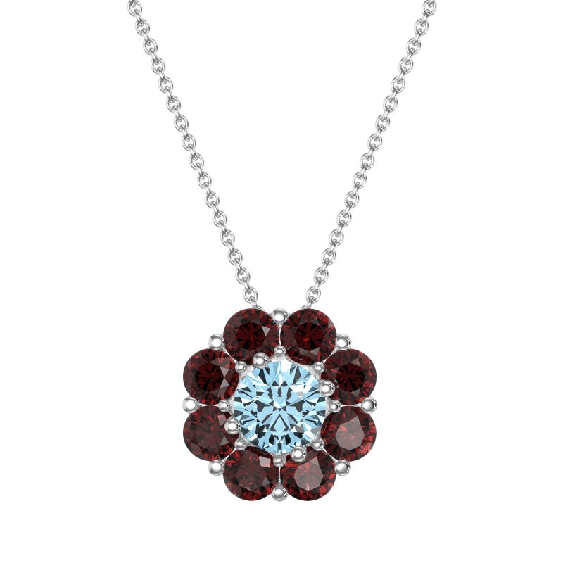Halo Flower Necklace