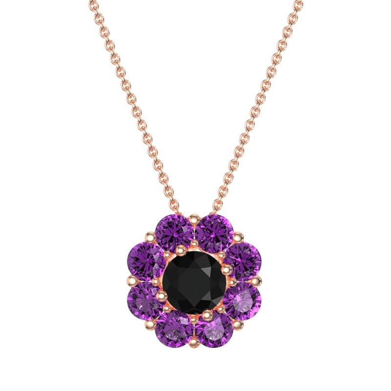 Halo Flower Necklace