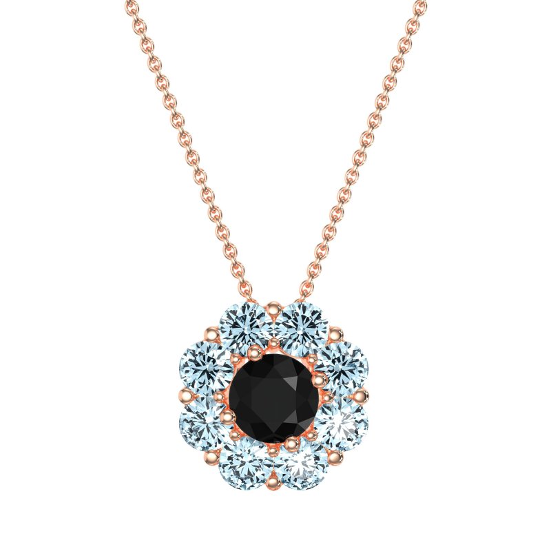 Halo Flower Necklace