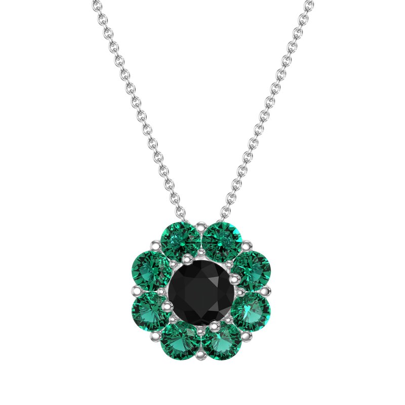 Halo Flower Necklace